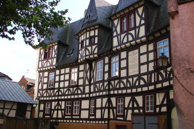 Der Klinkhardshof zu Rüdesheim, erbaut um 1500