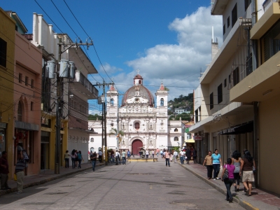 Eine Kirche in Tegucigalpa