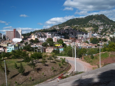 Die Hauptstadt  Tegucigalpa von Honduras