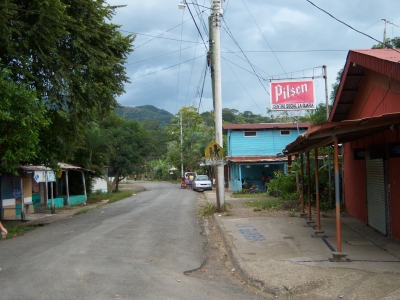 Dorfstrasse in Costa Rica