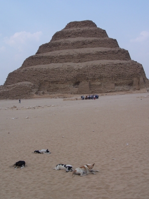 Stufenpyramide in Sakkara/Ägypten