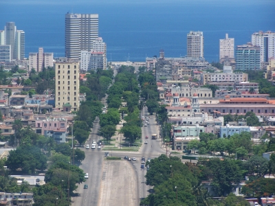 Neustadt von Havanna Kuba