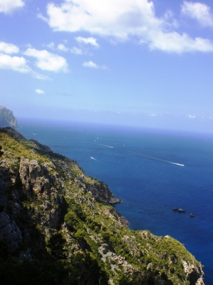 Mallorca Felsenklippe überm Meer