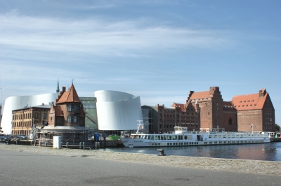Panorama vom Hafen Stralsund