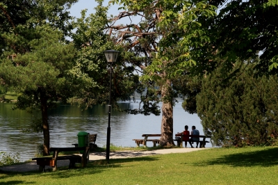 Das Bankerl am See