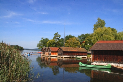 Die Bootshütten in Seehausen am Staffelsee - 1