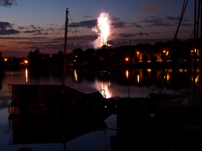 Feuerwerk...vom See aus