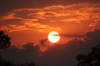 Sonnenuntergang in Niederbayern