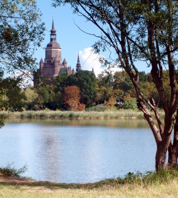 Marienkirche im Rahmen (2) in Stralsund