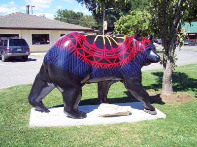 Kunst am Bär, in Cherokee North Carolina