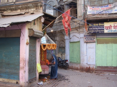 In der Altstadt von Varanasi/Indien