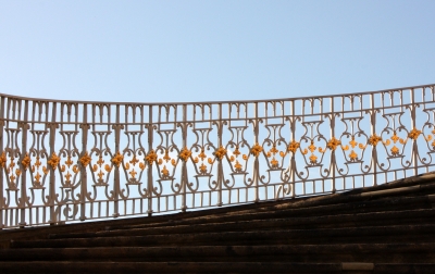 Geländer an der Freitreppe von Schloss Pillnitz