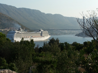 Im Hafen von Dubrovnik/Kroatien