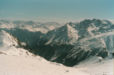 Schweizer Berge Samnaun