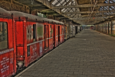 Güterbahnhof in Montzen 01