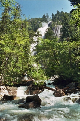 Shannon Falls nähe Squamish (British Columbia,Canada)