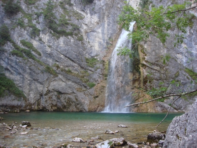 Wasserfall in Salza