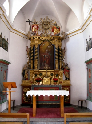 Altar in Bergkirche