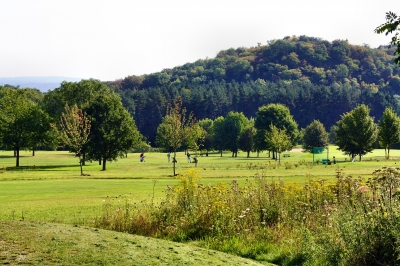 Golfplatz am Waldrand