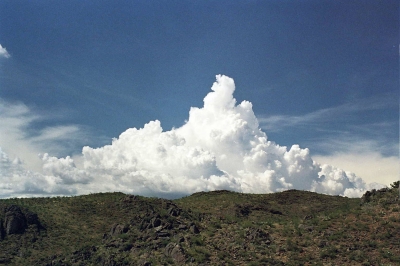 Wolkenformation im Aufbau , in New Mexico