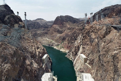 Baustelle am Hoover Damm in Nevada/Arizona