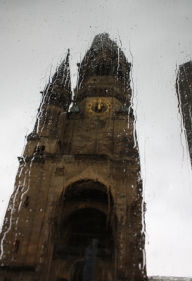 reale Fotomontage der Kaiser-Wilhelm-Gedächtsniskirche