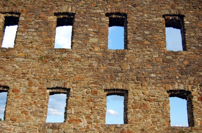 Burg Windeck (Sieg) Fensterimpression