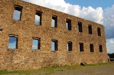 Burg Windeck (Sieg) Fensterimpression #2