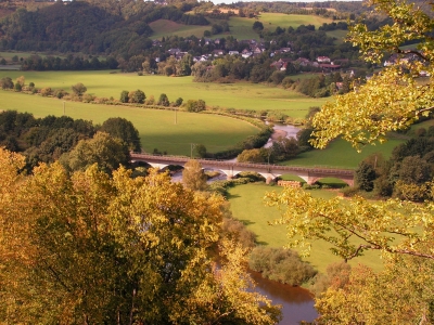 herbstlicher Blick ins Tal der Sieg