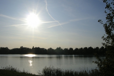 Sonne übern Teich