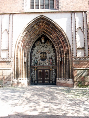 Stralsund Kircheneingang