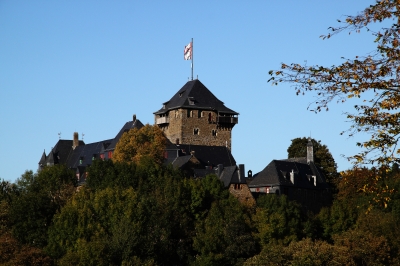 Sicht auf Schloss Burg in Solingen 2