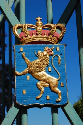 Barockschloss Weilburg an der Lahn, Wappen am Tor
