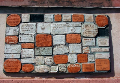 Gedenktafel Schicksal jüdische Mitbürger 1933 -40 in Weilburg (Lahn)