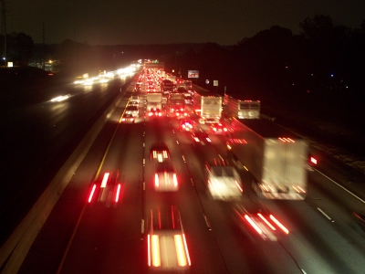 More Nighttraffic - Interstate bei Atlanta