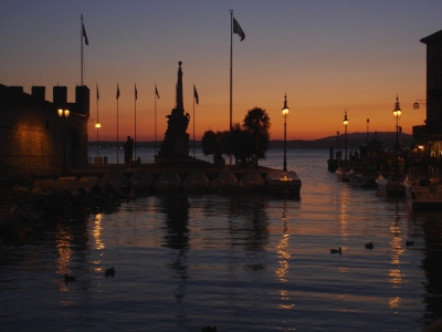 Abendstimmung in Lazise am Gardasee