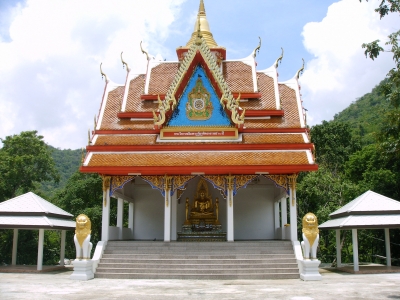 Tempel in Kanchanaburi, Thailand