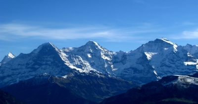 Schweizer Berge: Eiger - Mönch - Jungfrau