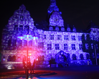 Rathaus, Recklinghausen leuchtet