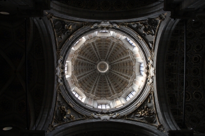 Kuppel im Dom zu Como/Lombardei