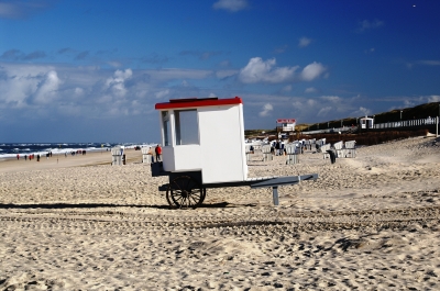 Strandkarre am Strand von Westerland