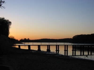 Sonnenuntergang am Wermsdorfer See III