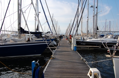 Yachthafen in Flevoland (Holland)