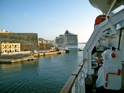 Kreuzfahrer vor Malta 2