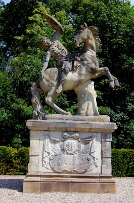 Reiterstatue Wasserschloss Anholt #2