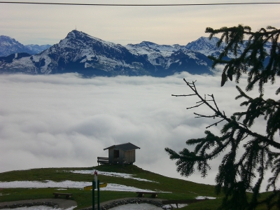 Über den Wolken in Ellmau / Tirol
