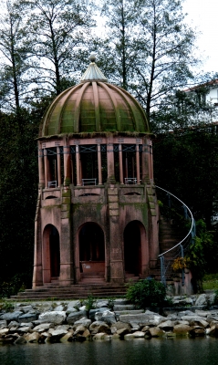 Pavilon im Seepark in Freiburg