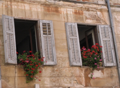 Istrien, Blumenfenster