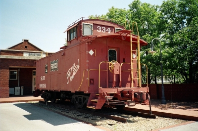 Der alte Bahnhof in Bristow/Oklahoma