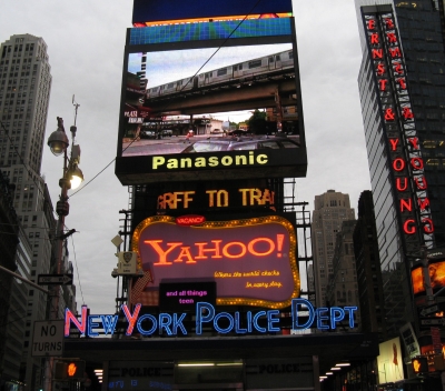 NY, Police Departement am Time Square